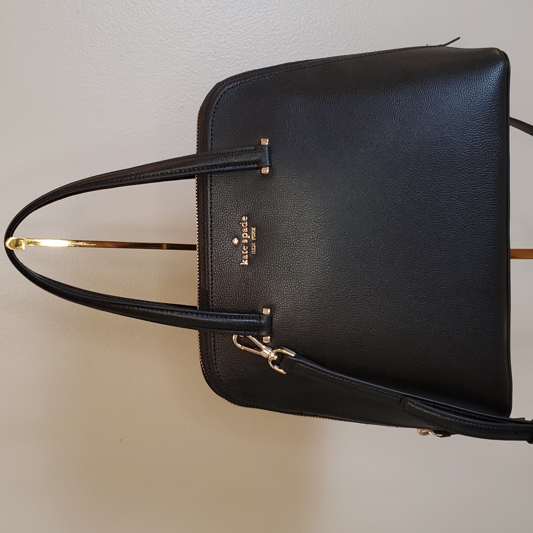 Hp! Kate Spade Nwt Medium Black Dome Satchel!